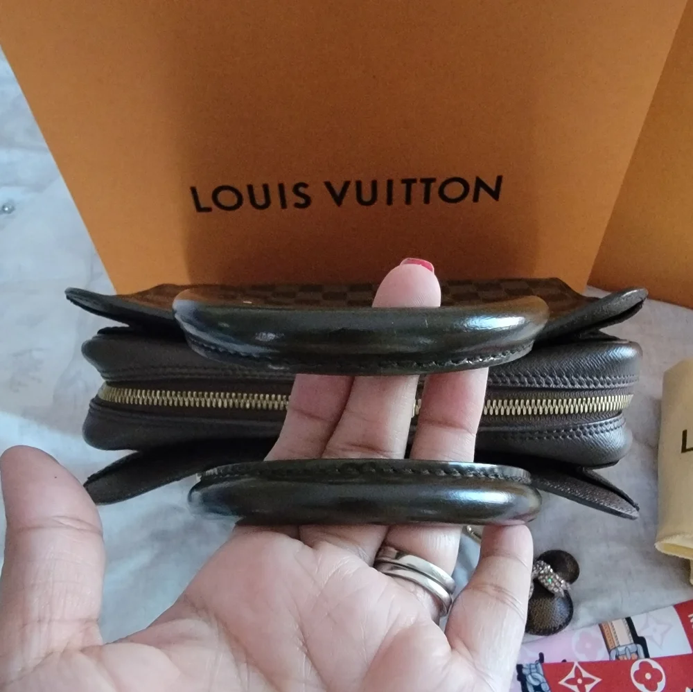 🤎Louis Vuitton Damier Ebene Triana Handbag🤎 - Picture 11 of 17